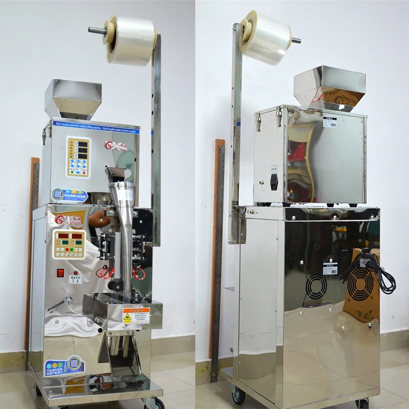 

Fully Automatic Packing Machine Sealer Granules Weighing Quantitative Pack Seal Bag Making Equipment Powder Packaging Tools 220V