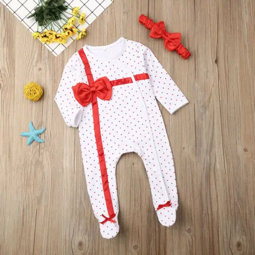 

Infant Baby Girl Boy Clothes Xmas Christmas Santa Claus Romper Bodysuit Hat Clothes 0-12 months