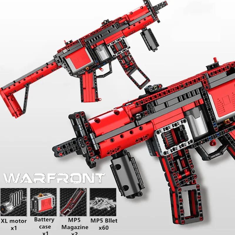 WW2 боевое оружие мотор Мощность мс MP5 городская полиция swat пистолет пулемет