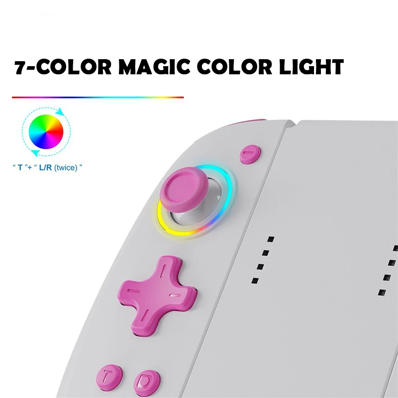 Беспроводной игровой контроллер Switch OLED с OLED-дисплеем и подсветкой для Nintendo Switch.