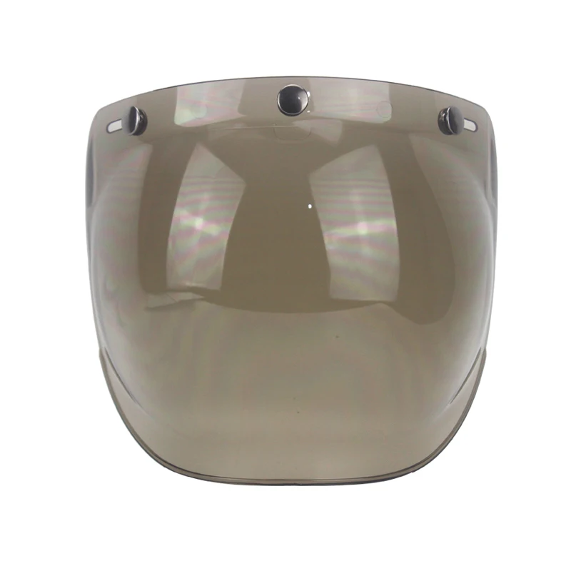 Ретро мотоциклетный шлем объектив 3/4 открытый шлем пузырьковый щит Ретро шлем солнцезащитный козырек шлем лобовое стекло - Цвет: A4