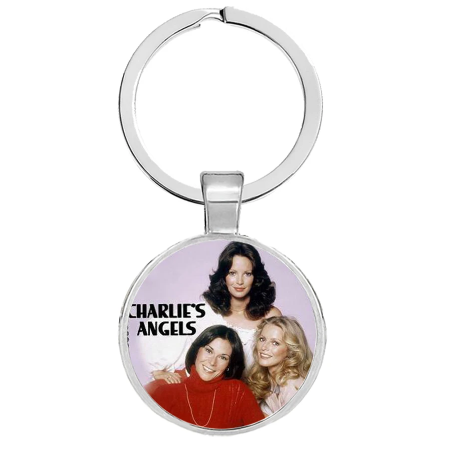 Брелоки для ключей с изображением &quotCharlie Angels&quot &quotI BELIEVE IN ANGELS&quot женщин и мужчин