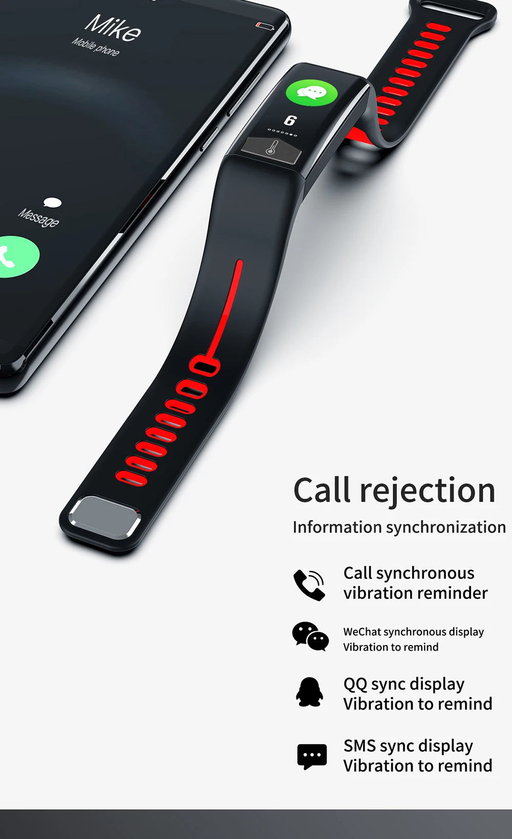 Kaimorui T02 смарт-браслет ЭКГ сердечного ритма IP68 Водонепроницаемые Смарт-часы фитнес-трекер кардио-браслет умный браслет Smartband