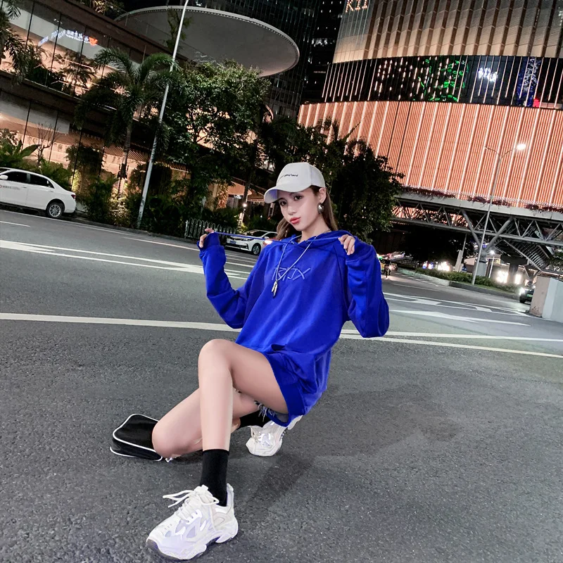 

Hooded Sweatshirt Winter Jacket Tops Hoodie sweater Pocket Woman Clothes clothing spring autumn ladies lady female coat Pullover