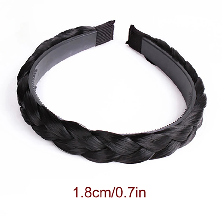 

New Wig Braided Hair Band Bohemia Princess Elastic Twists Headband Knotted Girls Fashion Headdress Hair Accessories Women