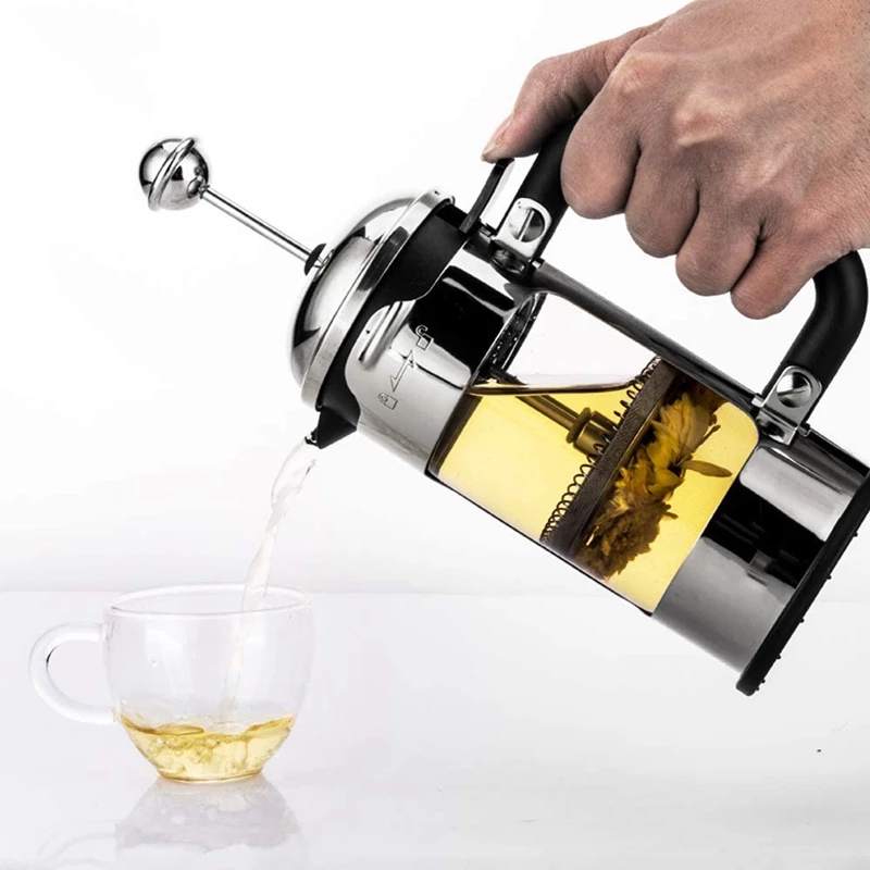 

French Press Replacement Filters Mesh Sn Coffee Press Filters-Includes Metal Center Ring Reusable Stainless Steel Mesh Repla