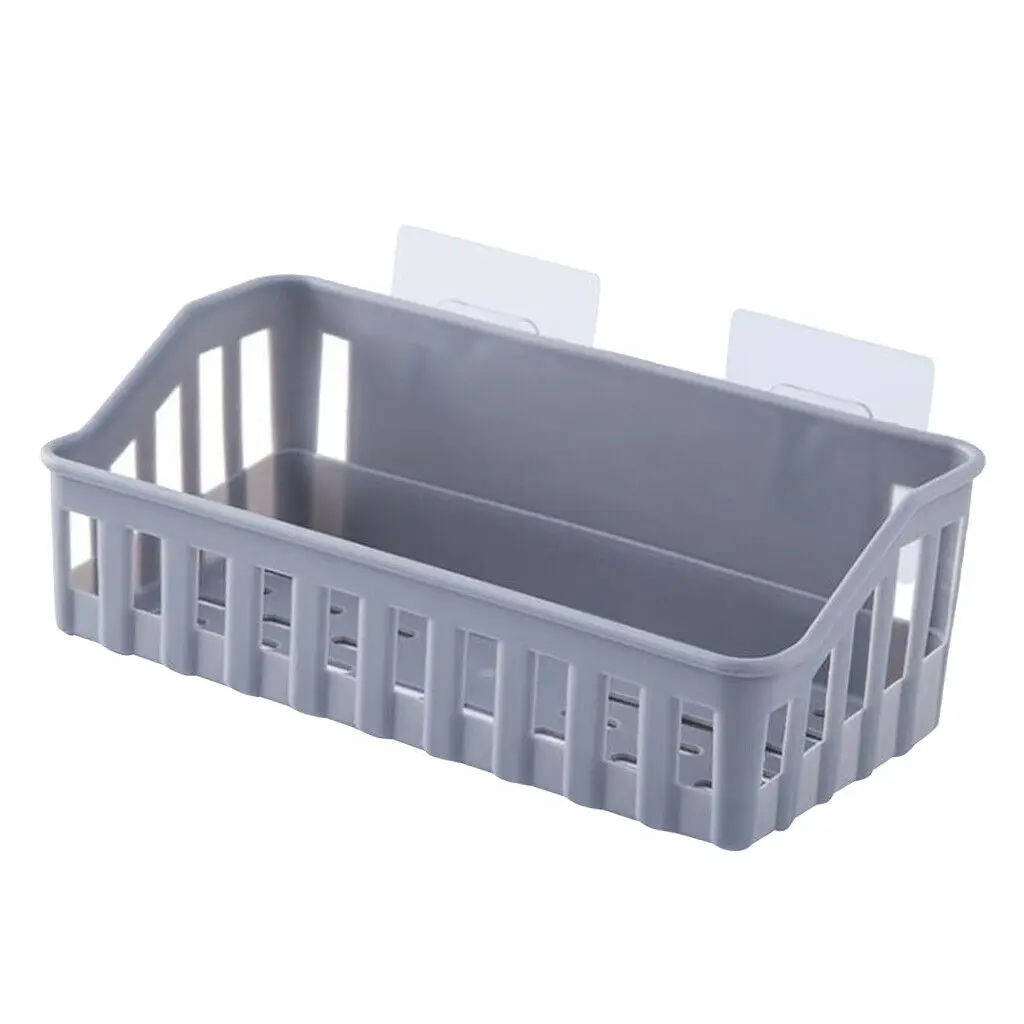 Кухня Ванная комната хранения полка для душа Органайзер корзина самоклеющаяся