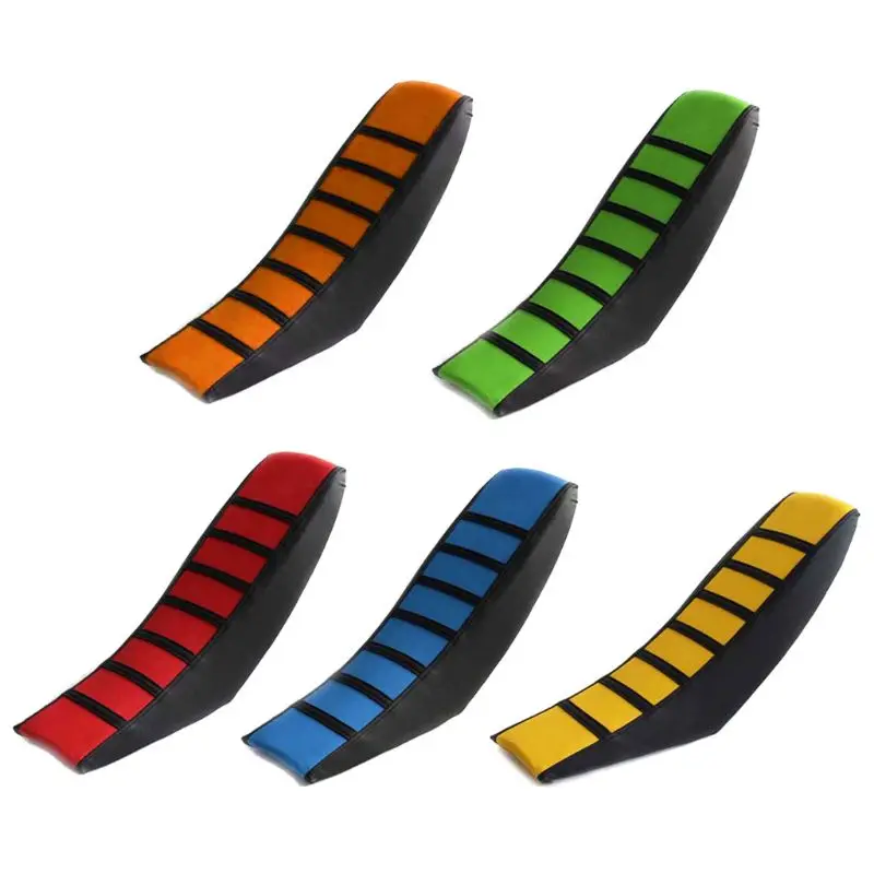 

Universal Soft Ribbed Artificial Leather Off-Road Motorcycle Seat Cover Cushion M68B