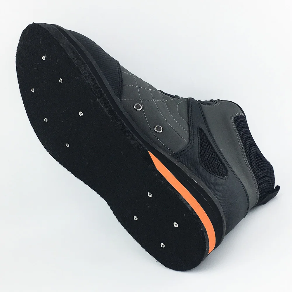 Fly Fishing Waders Shoes Self-lock Felt Sole Self Locking Rock Mesh Fabric Boots Wear-Resistant Non-slip | Спорт и развлечения