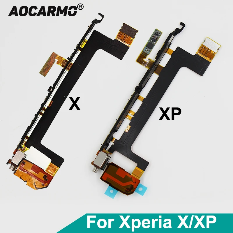 

Aocarmo Power On Off Volume Button Camera Switch Vibrator Flex Cable For Sony Xperia X F5121/22 XP Performance F8131 F8132