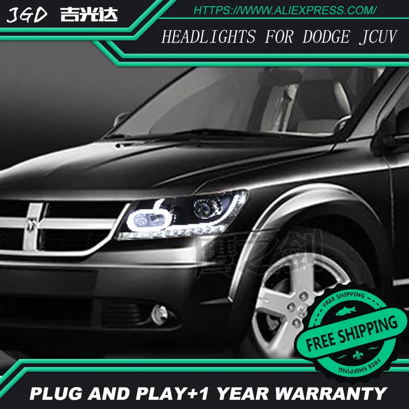 Высокое качество автомобильный Стайлинг для Dodge Journey 2009 2015 фары светодиодные DRL