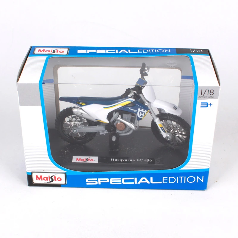 Maisto, 1/18, 1:18 весы, Husqvarna FC 450, внедорожные мотоциклы, мотоциклы, литые модели, подарок на день рождения, игрушки для мальчиков