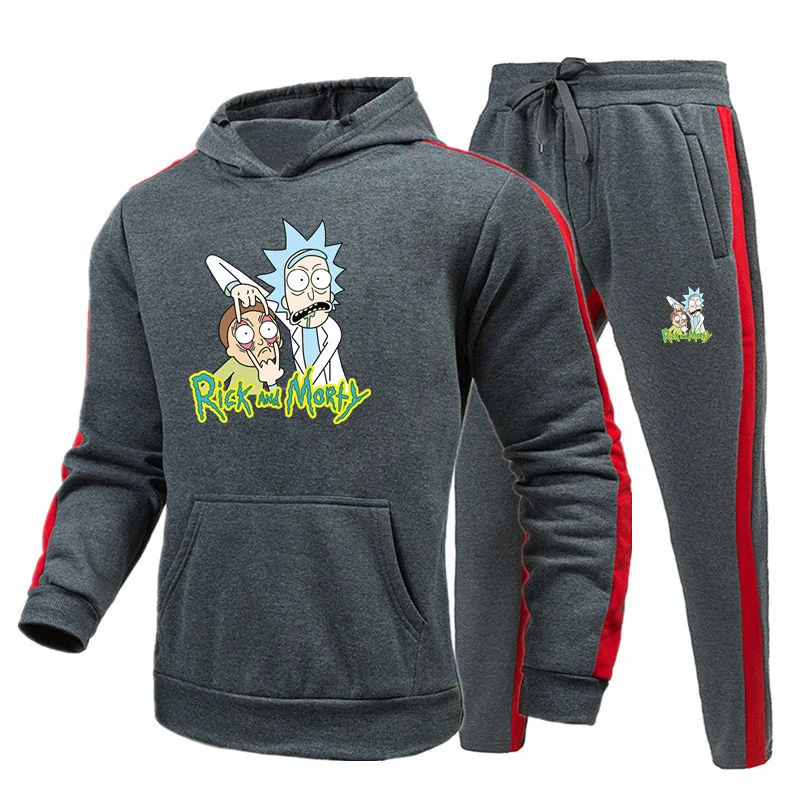 

Rick Tracksuit Men Long Sleeve Hoodie And Sweatpant