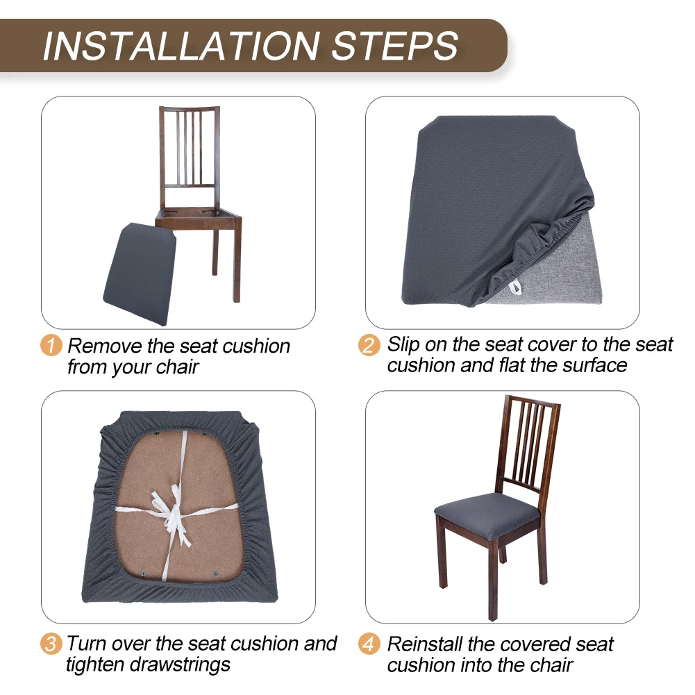 Жаккардовый чехол для кресла настольное сиденье защита от грязи эластичная