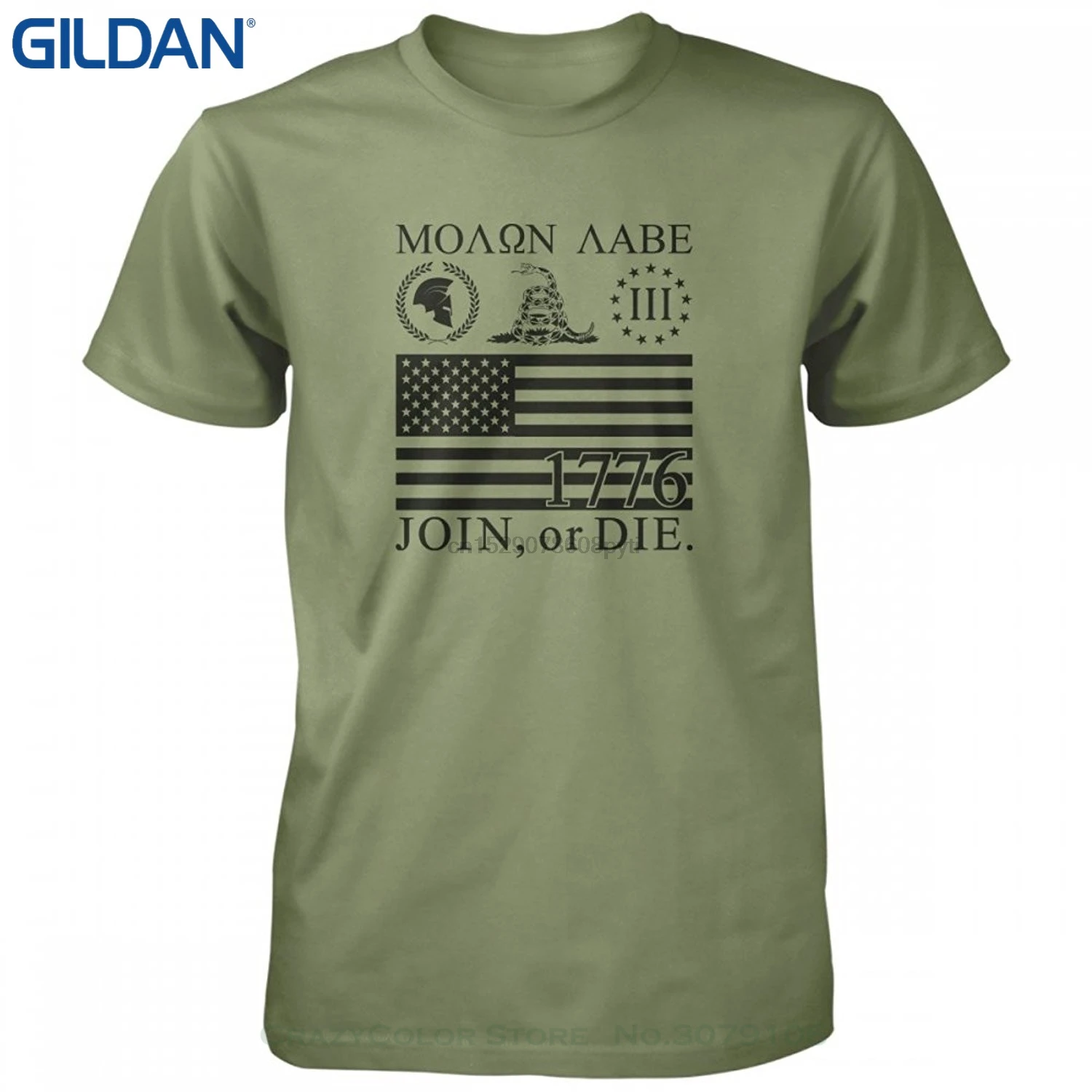 

Men T Shirt Short Sleeve Round Neck Vine Molon Labe Join Or Die Come Take It 1776 T Shirt