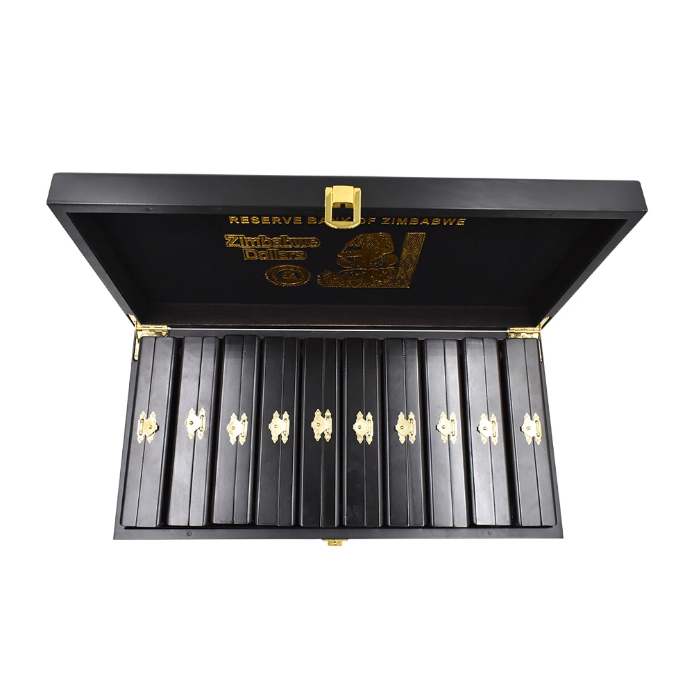 Зимбабве золотых банкнот один Centillion с покрытыем цвета чистого 24 каратного золота