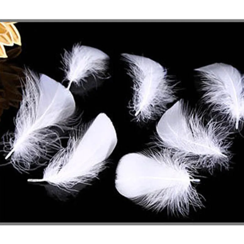 100 шт/партия Природные Перья 7-10 см маленькие плавающие гусиные перья красочные