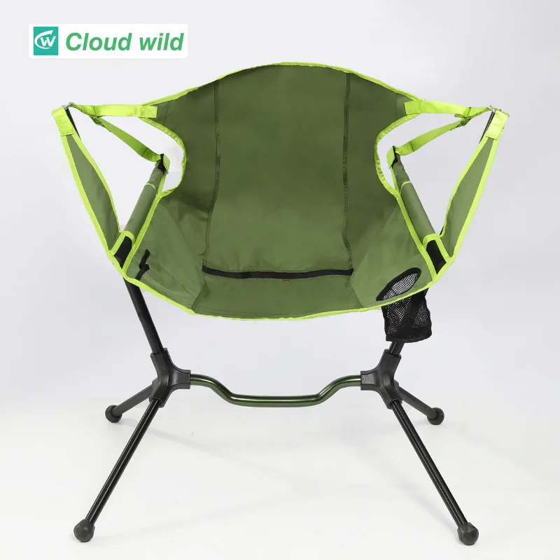 

Outdoor Balcony Lounge Chair Camping Beach Chair Backrest Thickened Aluminum Tube Portable Folding Chair Swing Chair