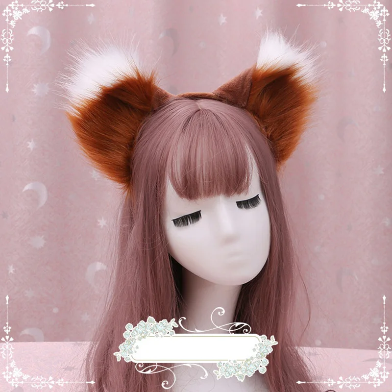Лидер продаж костюм для косплея плюшевый головной убор из лисы Сексуальная
