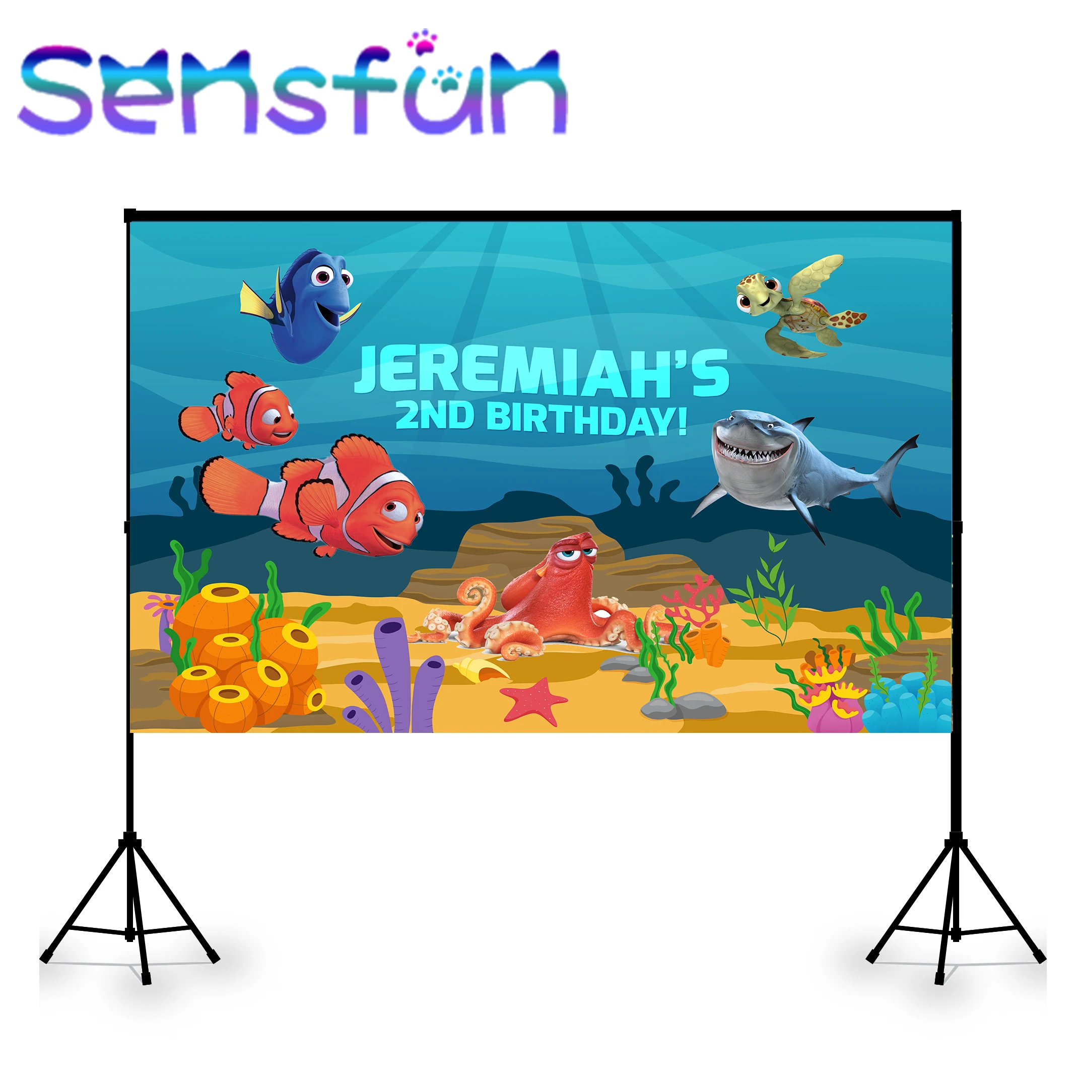 Вечерние фоны В поисках Немо фон для фотосъемки с героями мультфильмов мальчиков