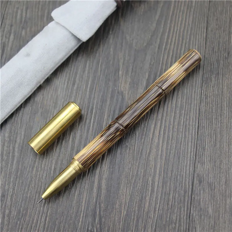 

Bamboo Ballpoint Pen Fine Point 0.5mm with Refill for School Office Business Handwriting FEA889