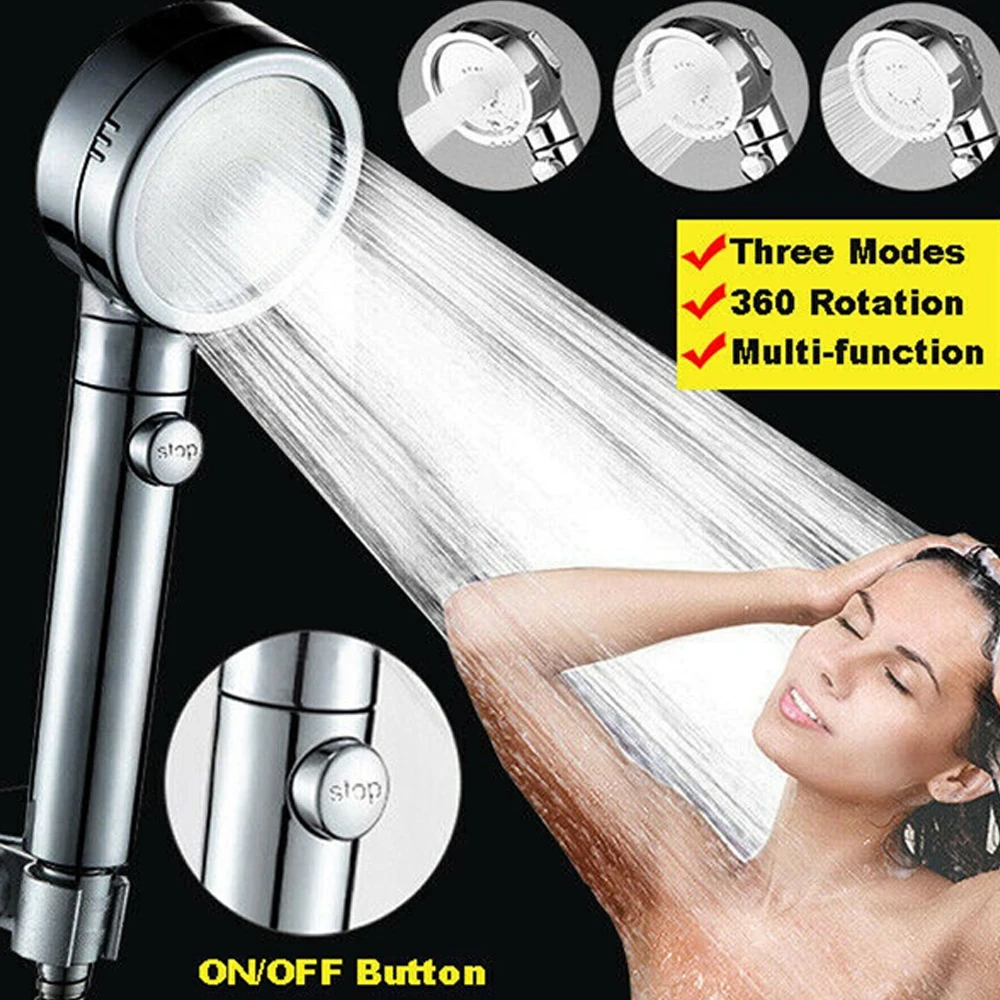 

Universal Shower Head High Pressure Rain Bath Showers Adjustable Water Saving Showerhead Luxury For Home Hotel Bathroom Sprayer