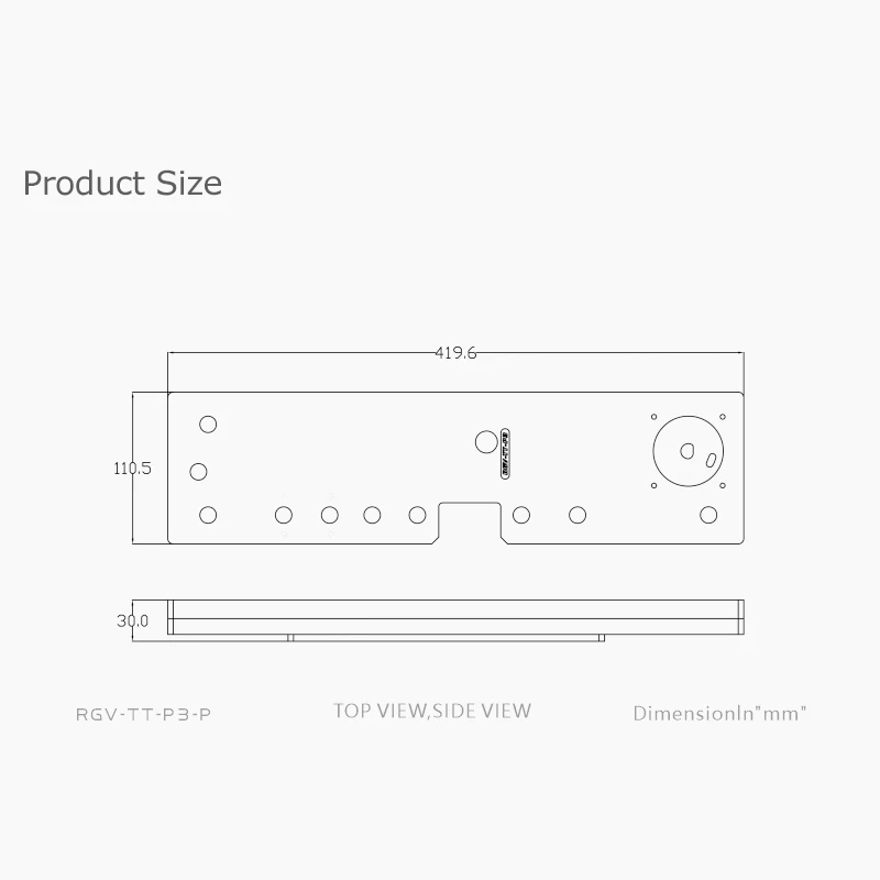Bykski Distro пластинчатый резервуар для воды Tt Core P3 чехол компьютера 5 в 3 контактный