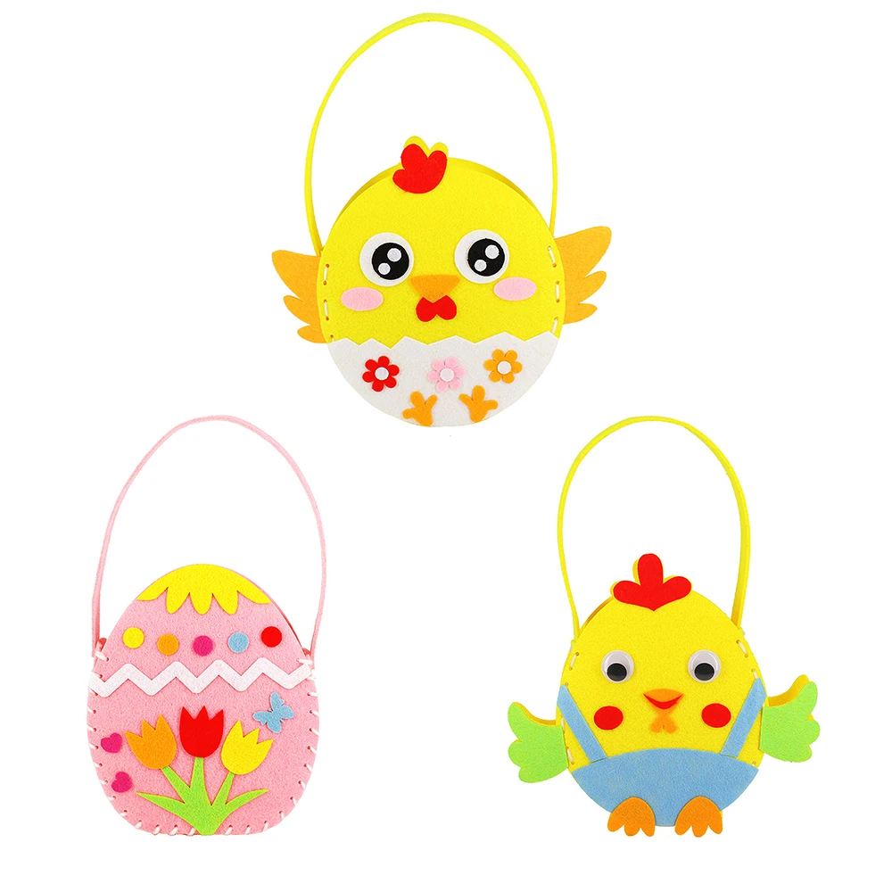 DIY тканевый мешок сумки ручной работы игрушки детские нетканые для детского сада