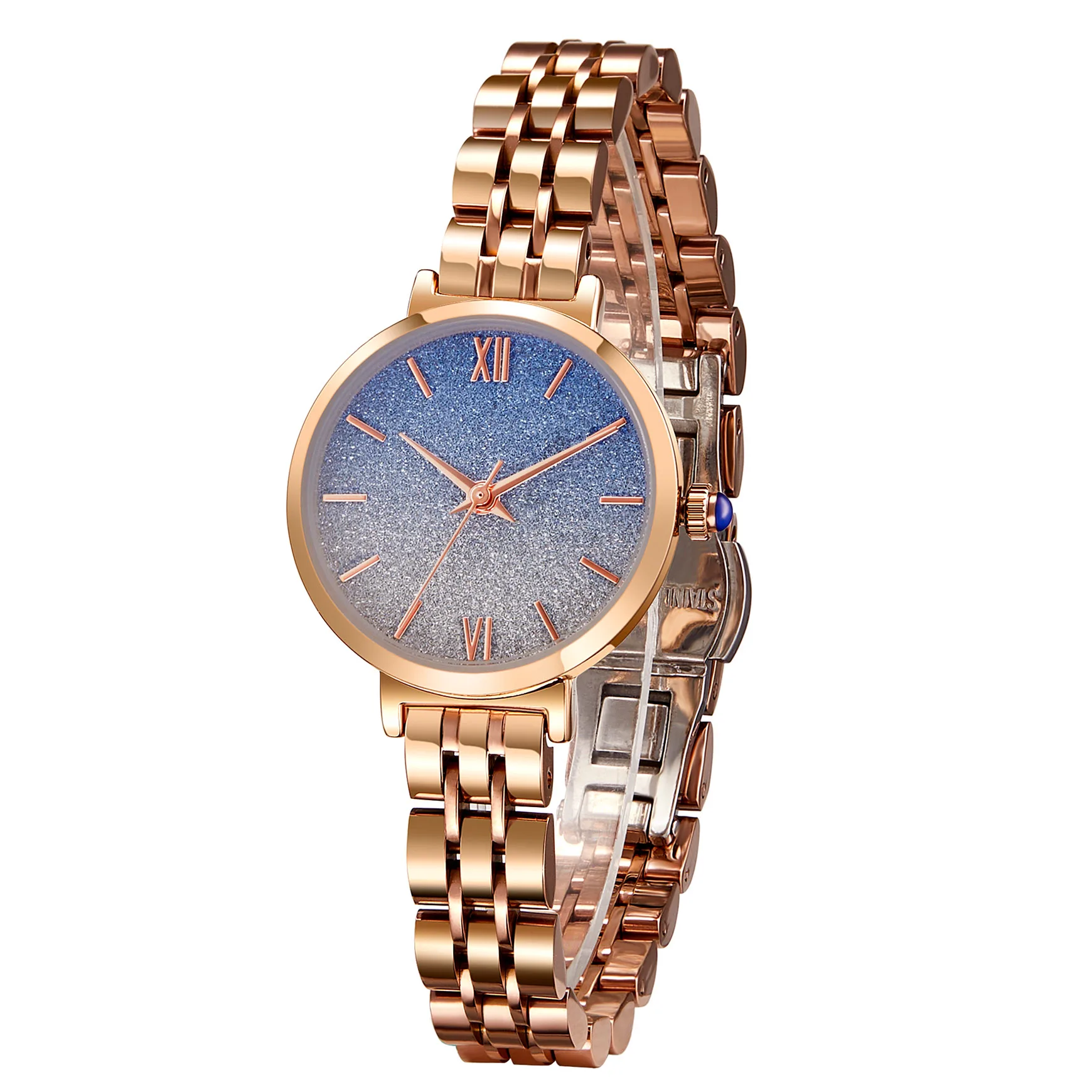 TIME100 Watch Female colored sand luxury elegant simple three-needle disc fashion all-match female watch waterproof quartz ladie