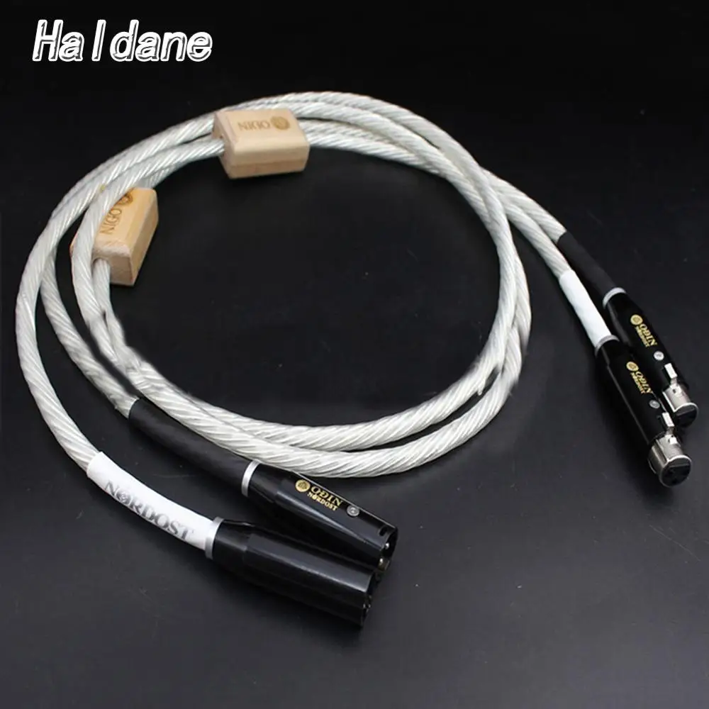 

Haldane Pair HIFI Odin Audio XLR Balanced Interconnect Cable Hi-End XLR Audio Balance Cable with 3pin XLR Male to Female Plug