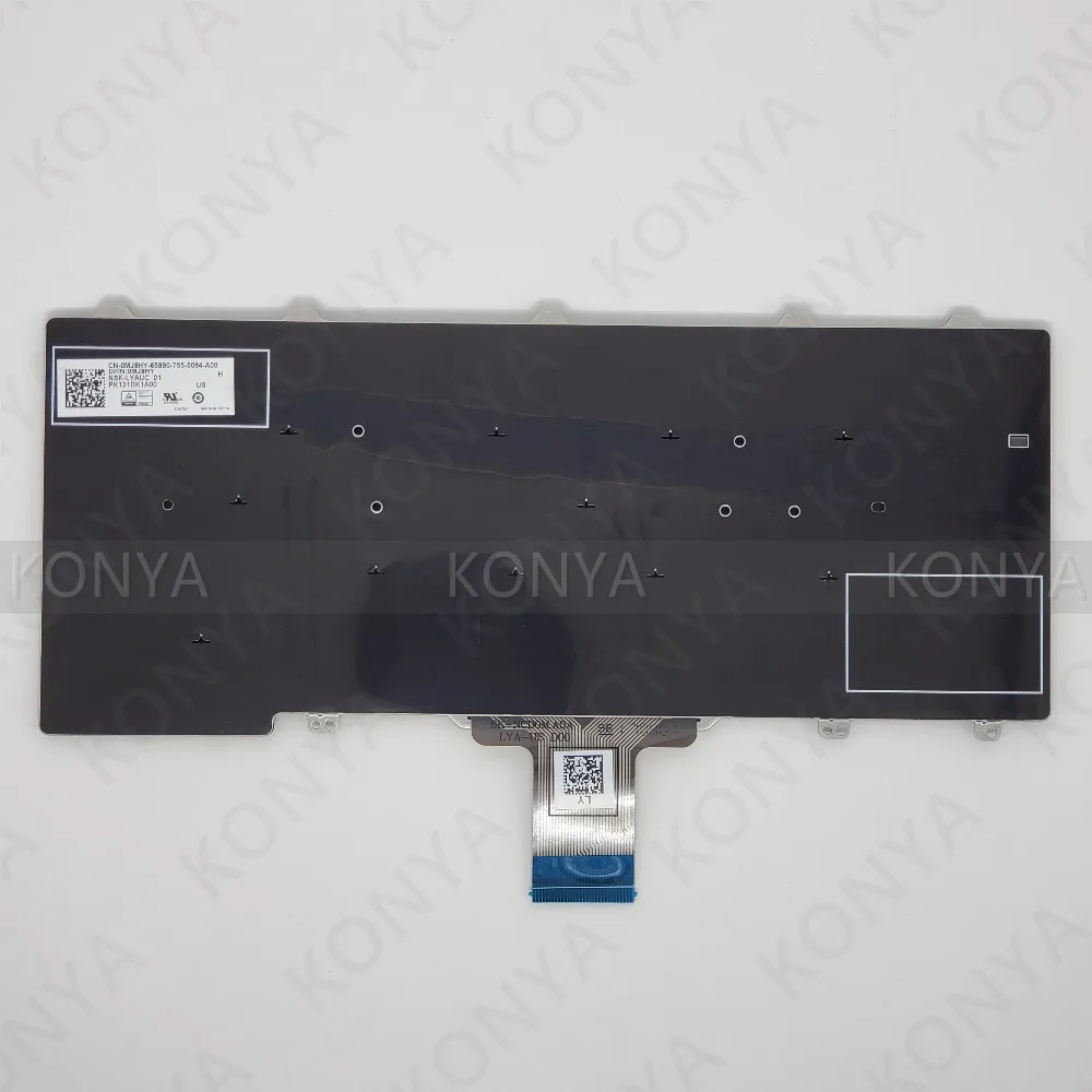 US клавиатура с подсветкой для Dell Latitude E5270 E7270 7275 XPS 12 9250 MJ8HY 0MJ8HY XCD5M 0XCD5M