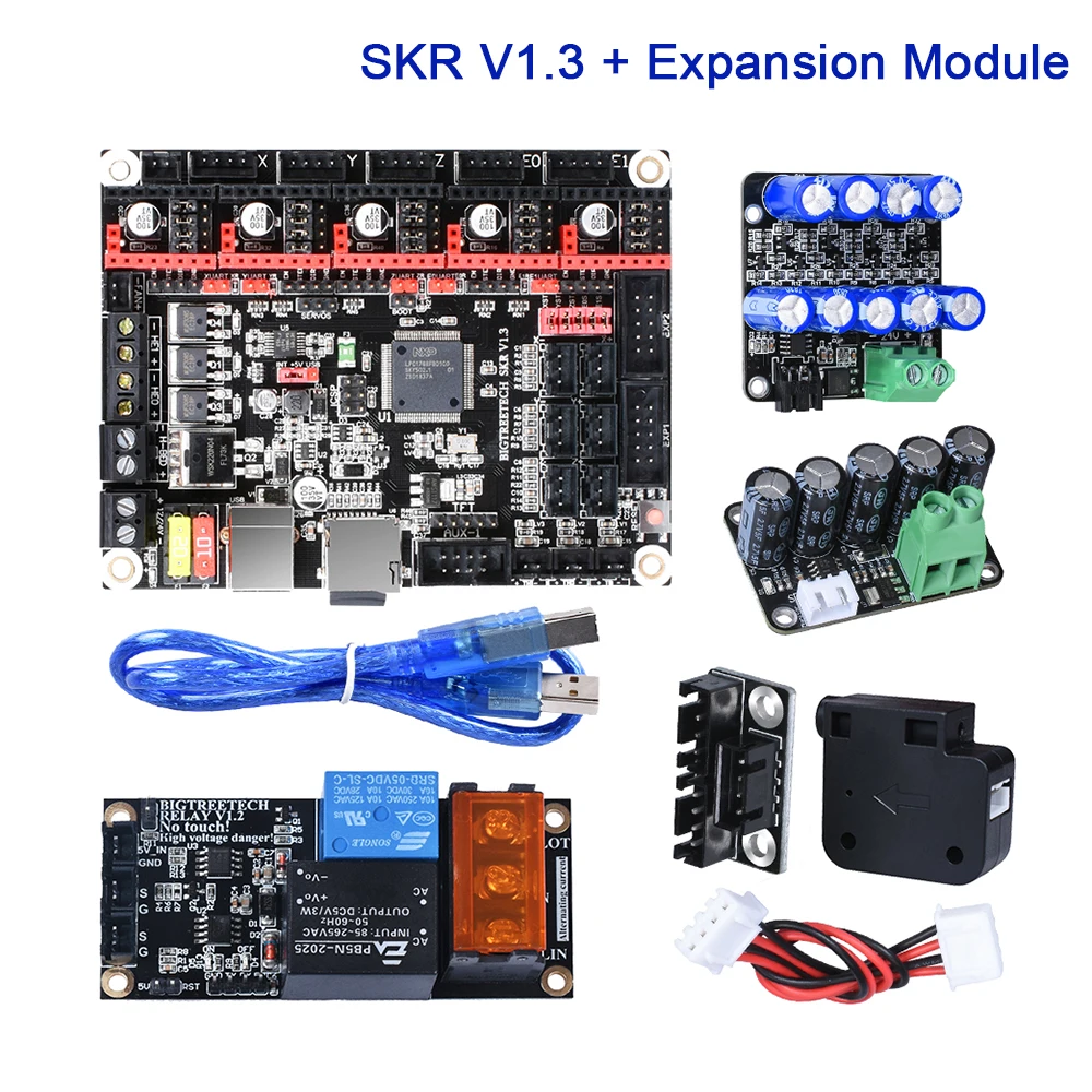 BIGTREETECH SKR V1.3 плата управления 32 битный Комплект запчастей для 3D принтера MINI UPS 12 В 24