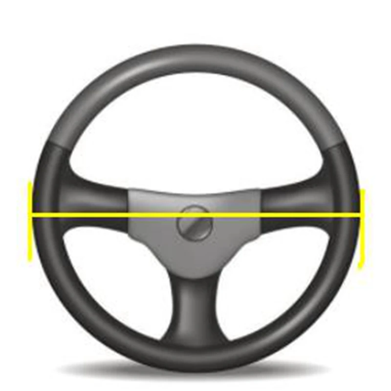 

New Leather Steering Wheel Cover 38cm For Opel antara astra g h j k corsa c d insignia meriva mokka vectra b c zafira a b tourer