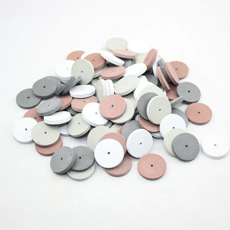 200 шт Смешанные силиконовой резины полирующими колесами для стоматологические