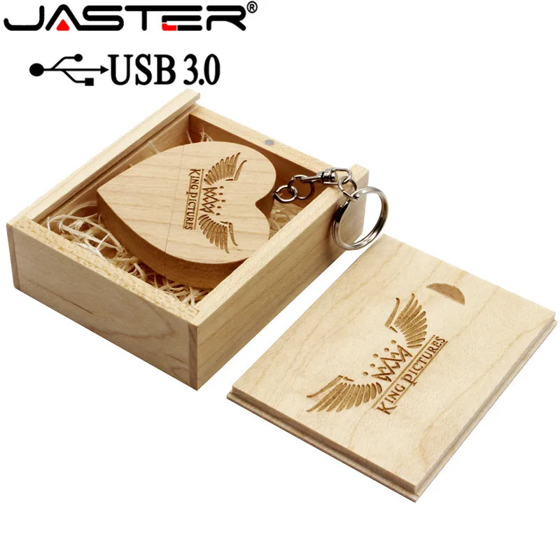 Корабль USB 3 0 с коробкой деревянный любящее сердце модель карту флэш памяти
