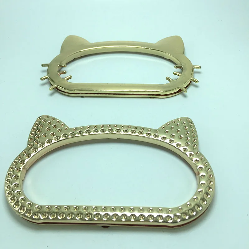 Женская обувь с милыми кошачьими ушками для девочек металлические ручки сумки