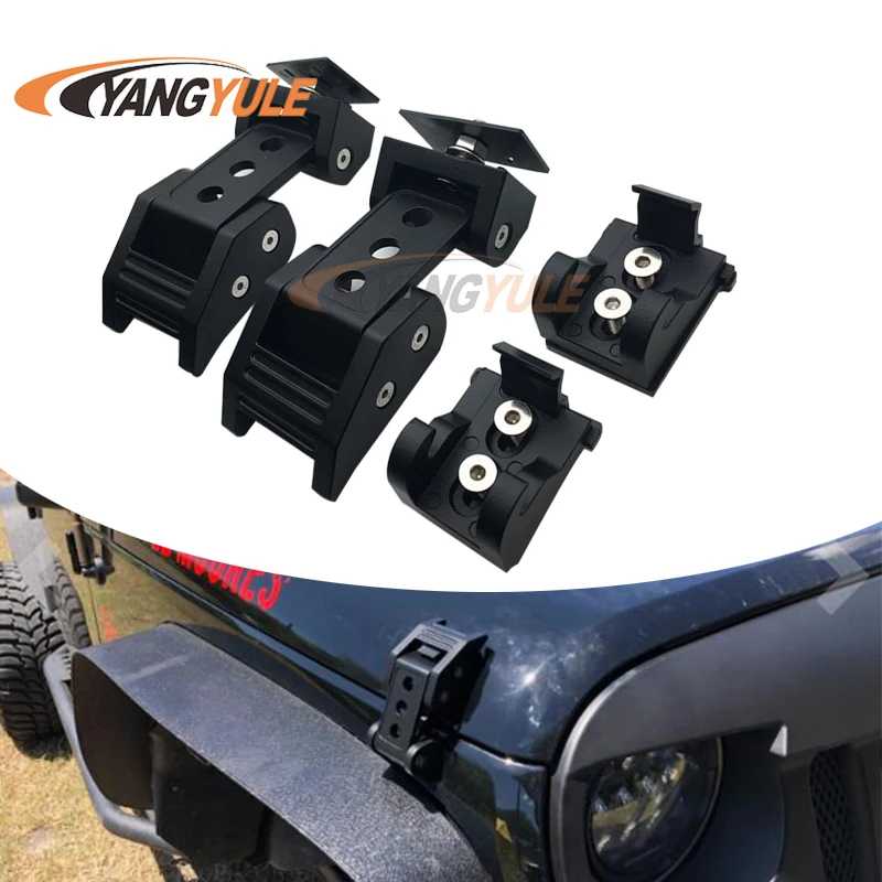 Передняя крышка капота автомобиля блокировка детской лампы для Jeep Wrangler JL 2018 2019