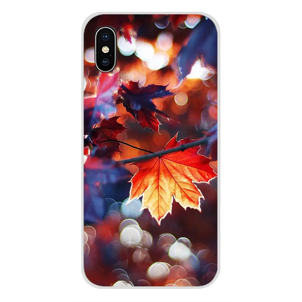 Мягкие чехлы для Huawei G7 G8 P7 P8 P9 P10 P20 P30 Lite Mini Pro P Smart Plus 2017 2018 2019 Hello осенние кленовые