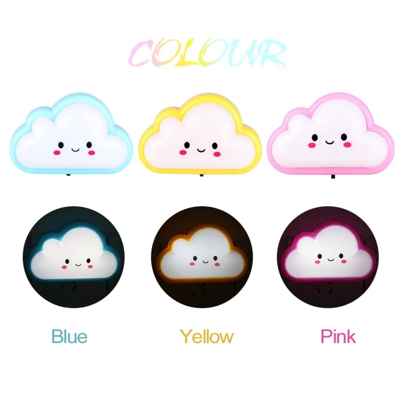 110V 220 В штепсельная вилка стандарта США лампа для спальни Ночной светильник стены кнопки стильная футболка с