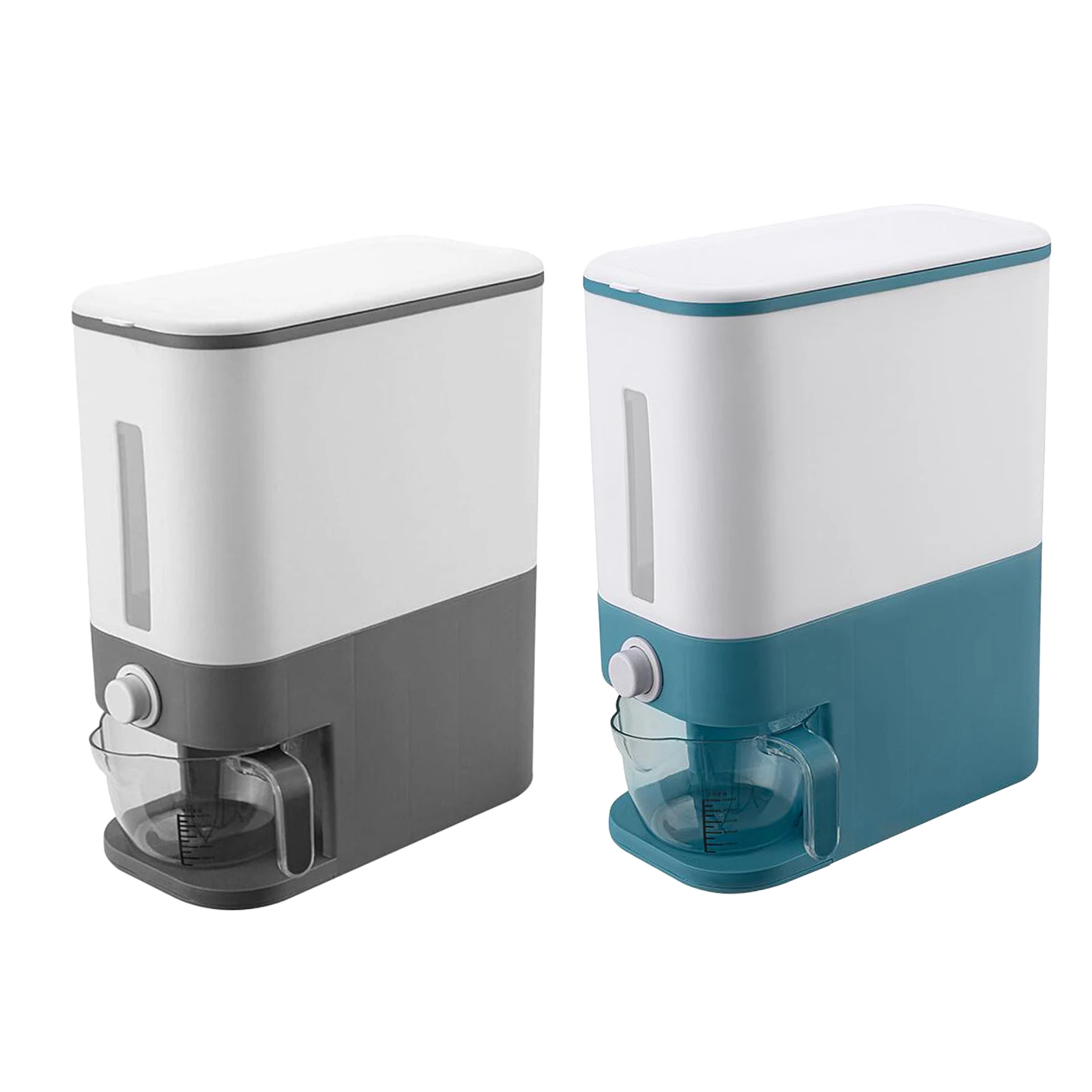 

Large Capacity Rice Dispenser Container Food Grain Storage Bin Rice Storage Box