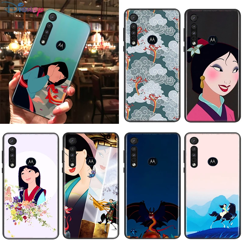 

Anime cartoon Mulan For Motorola Edge G Stylus ONE Fusion Marco Hyper G9 G8 E7 E6 Plus PLAY Power Lite Phone Case