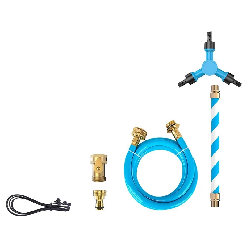 

Trampoline Sprinkler,Adjustable 360 Degrees Rotation Sprinkler for Kids Adults,Outdoor Backyard Water Park for Summer