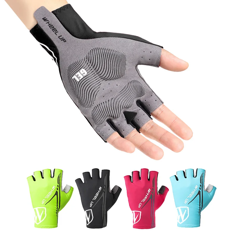 Велосипедные перчатки с полупальцами Нескользящие гелевые велосипедные из