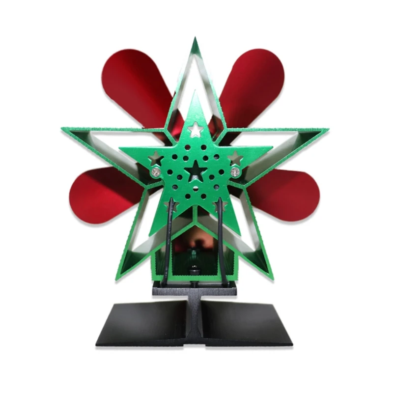 

50LB Stove Fireplace Fan Replacement 5-blade Stove Fan High Temperature Resistance