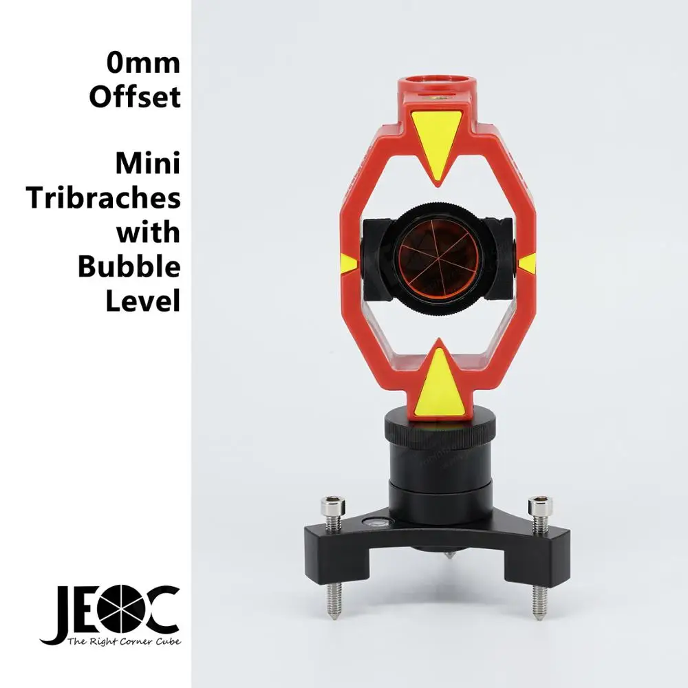 

JEOC Mini Prism GMP111-0 & Mini Tribrach Set, Surveying Reflector For Leica Total Station Accessories Topography Survey