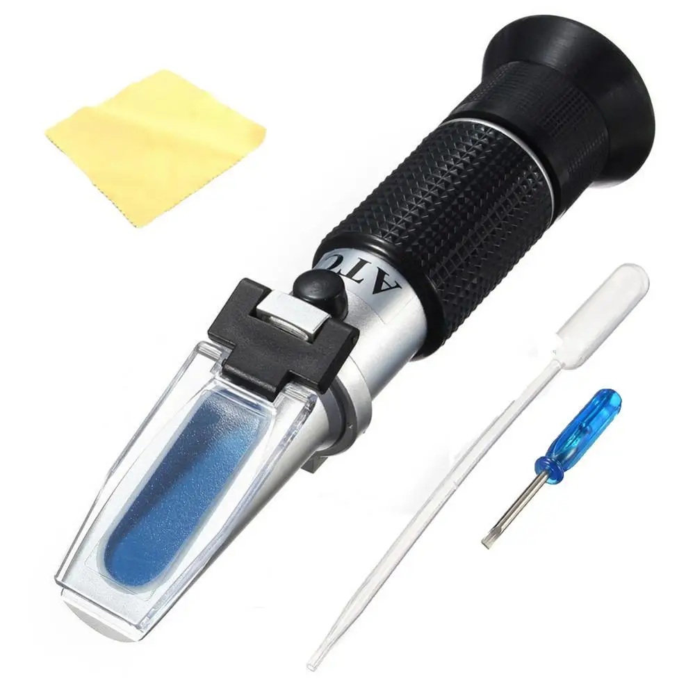 

50% HOT SALES!!!Automatic Car Vehicle Battery Antifreeze Fluids Refractometer Glycol Tester