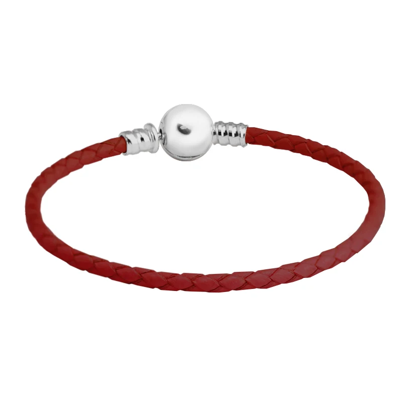 Женские браслеты из серебра 100% пробы с застежкой-шариком