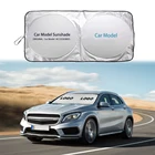 Солнцезащитный козырек для переднего стекла автомобиля, защита от УФ излучения, с логотипом автомобиля, с эмблемой, для Volvo XC40, V40, XC70, XC60, S40, S60