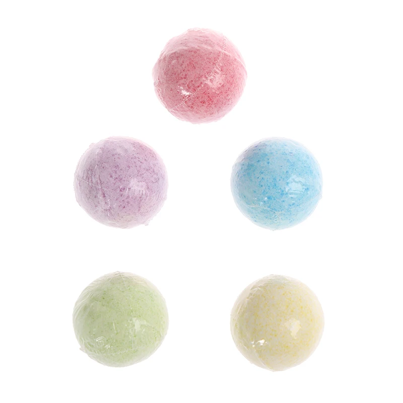 

Mini Bath Ball Bombs Handmade Bath Sea Salt Essential Oil Aromatherapy Type Deep Body Cleaner Natural Bubble Bathroom Tools