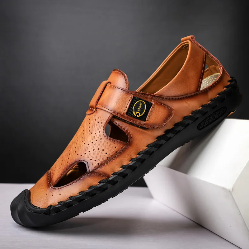 

Wear-resistant Simplicity Men's Summer Shoes Men New 2021 Outdoor For Soft Non-slip Sandals Fashion Sandy Beach Famous Brand